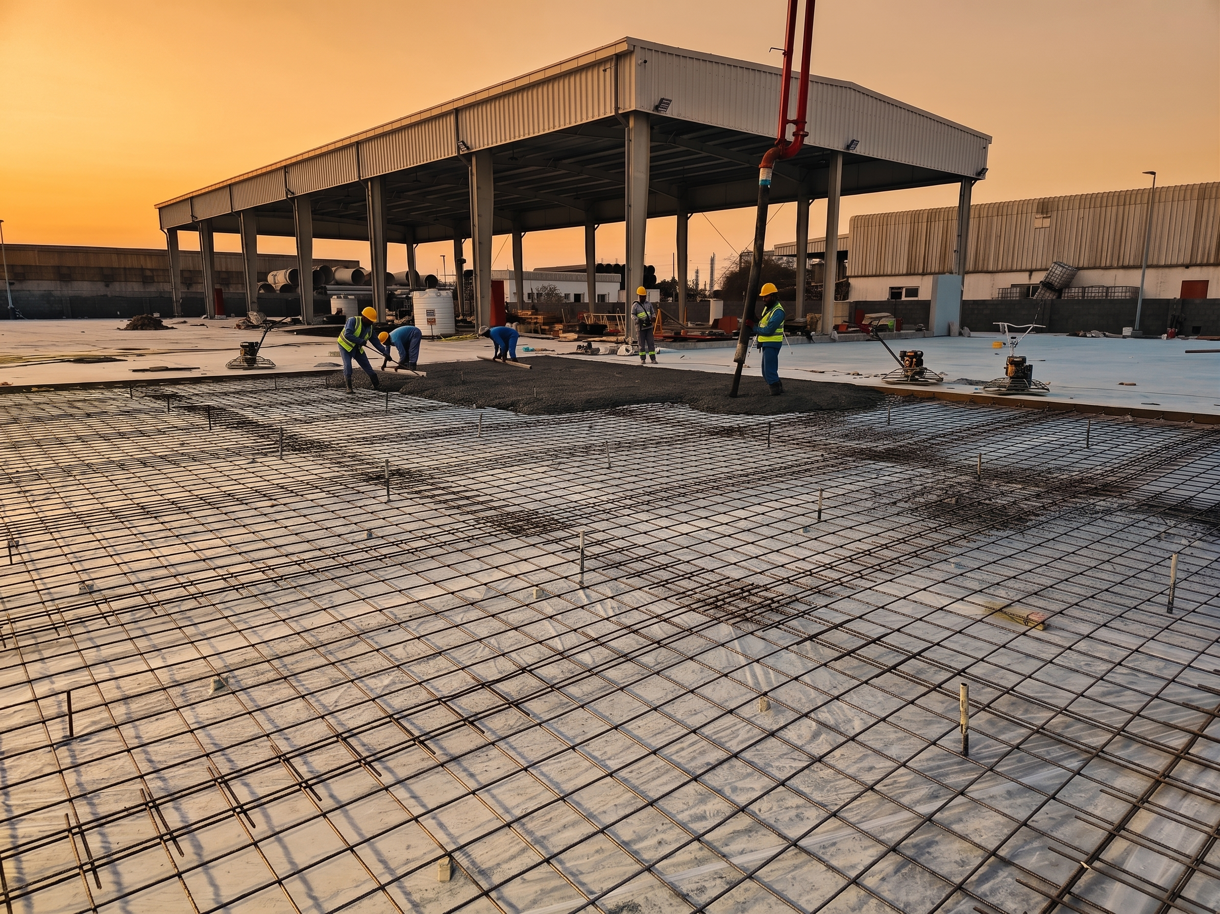 Contractor in Hamriyah Free Zone Sharjah - HFZA Factory & Plant Construction